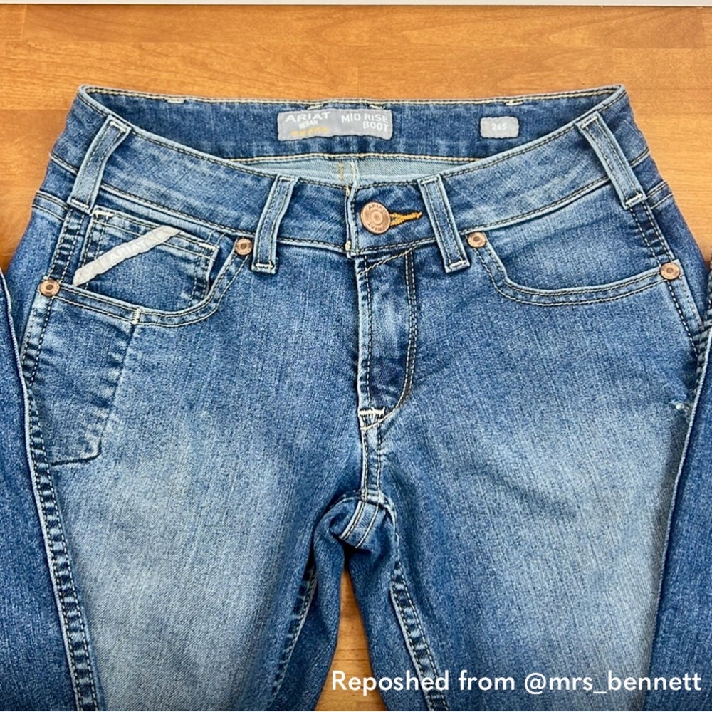Ariat Rebar Mid Rise Boot Cut Sofia Jeans